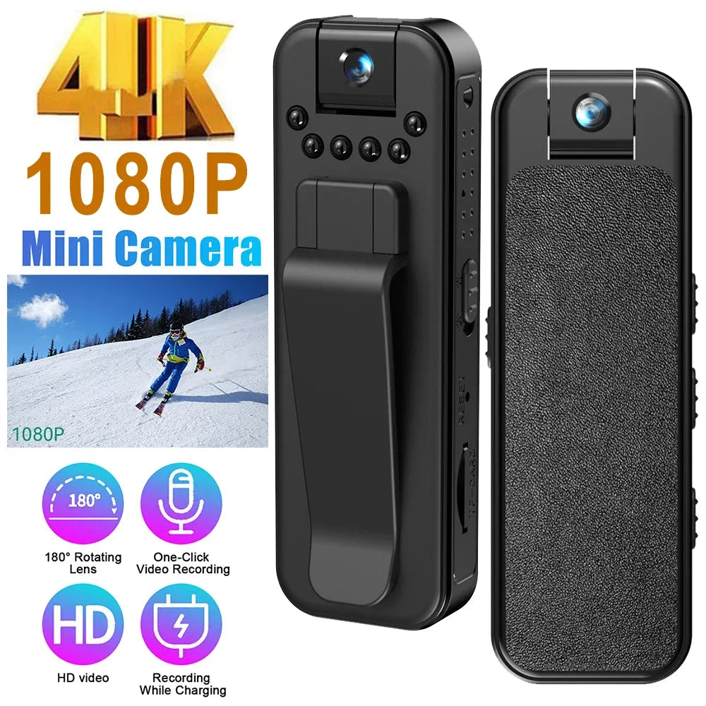 1080P HD Mini Camera Portable Small Digital Video Recorder Surveillance Camcorder Night Vision Video Police BodyCam Infrared