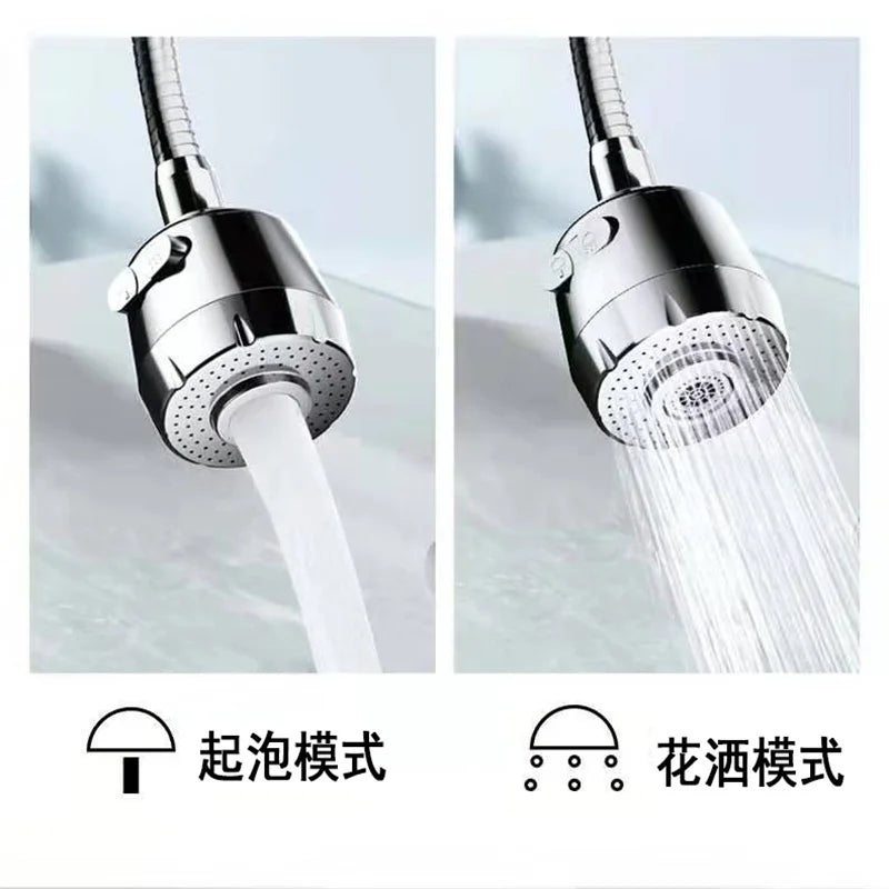 Kitchen gadgets 2/3 Mode Faucet 360 Degree Rotation Filter Extension Tube Shower Water Saving Tap Universal Kitchen Accessories