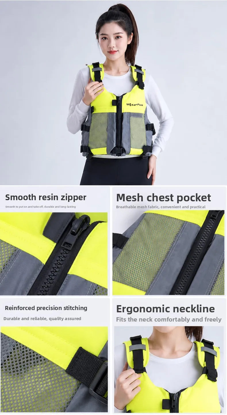 WaterFun SUP Paddleboard Kayak Life Jacket High Buoyancy Water Sports Safety Vest