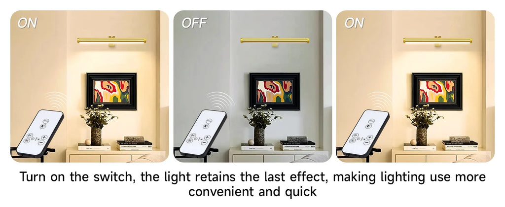 Bathroom Vanity Light Led Wall Lamp Aluminum 45cm Indoor Modern Black Wall Sconces Mirror Wall Light Painting Picture Light