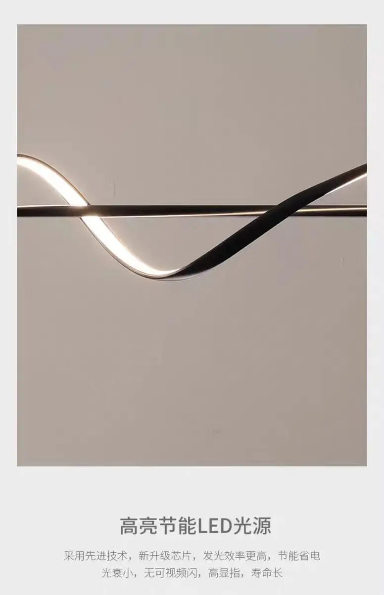 Modern Light Luxury Restaurant Pendant Lamp Italian Creative Living Room Dining Table Bar Counter Nordic LED Lighting Fixtures