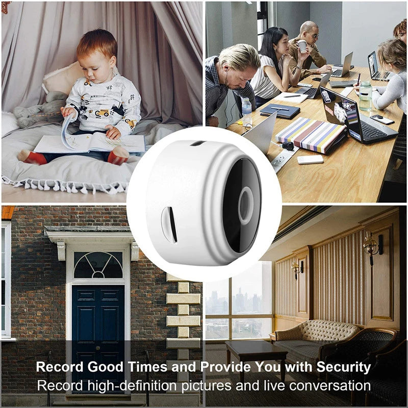 Mini WiFi 1080P Security Camera Wireless Monitoring Security Protection Remote Monitor Surveillance Camcorders For Infants Pets