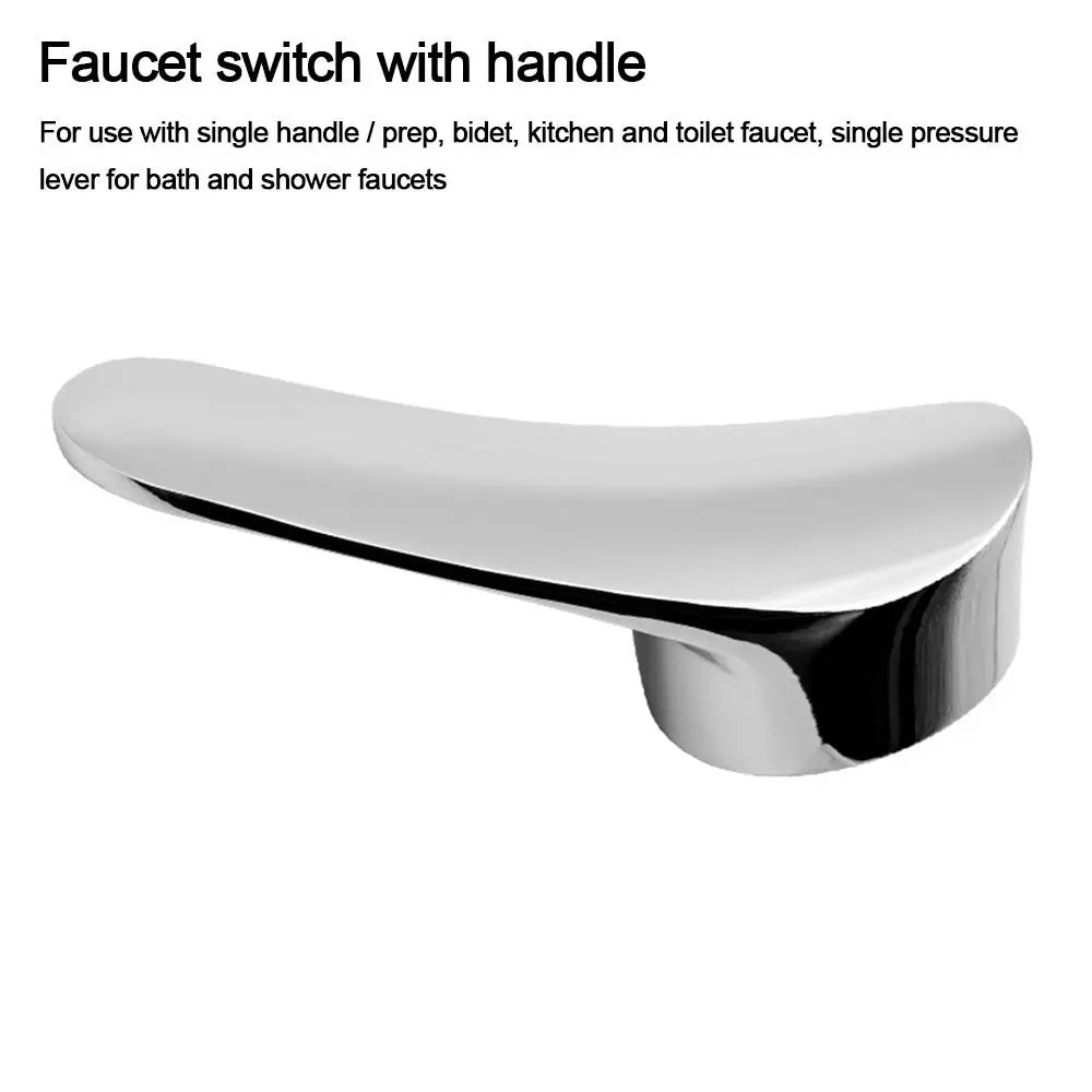 35mm/40mm Kitchen Hot Cold Faucet Switch Handle Basin Mixer Tap Metal Replacement Cover Bathroom Taps Repair Accessories