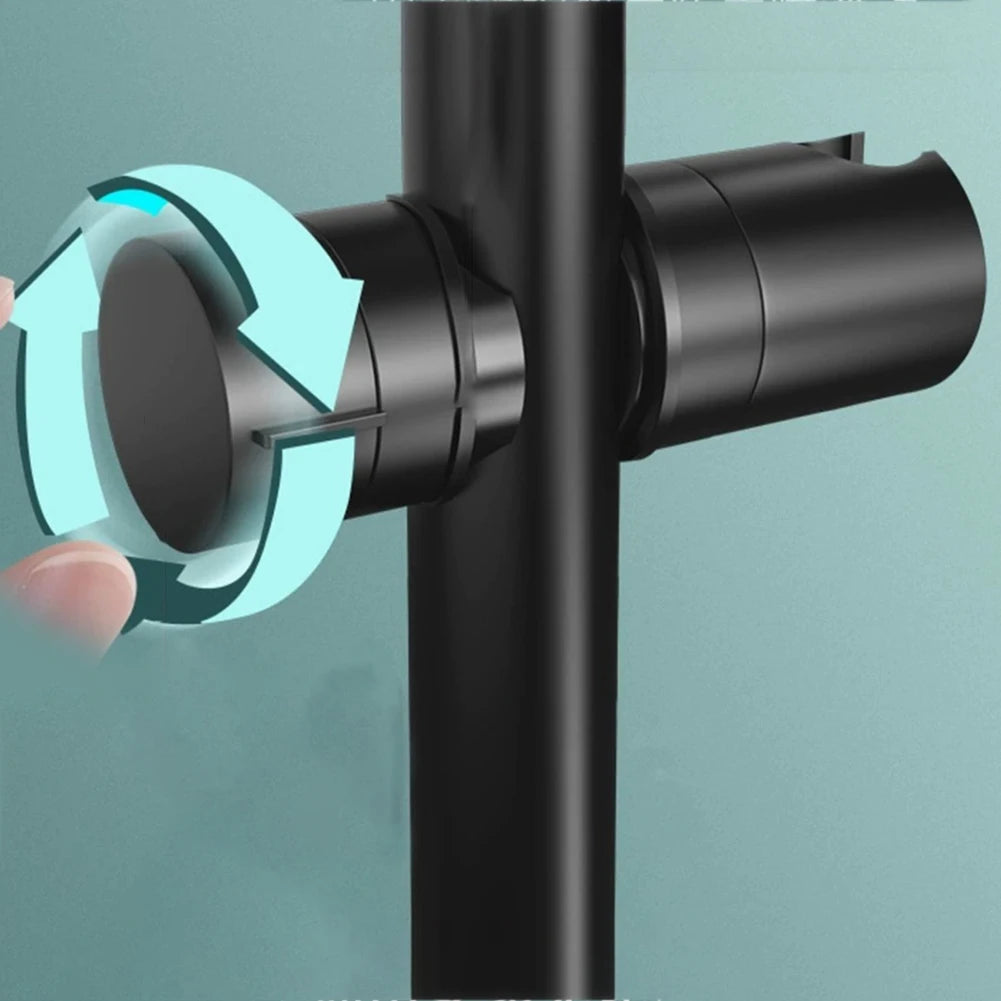 1pcs Adjustable Hand Shower Bracket Shower Head Bracket Base For 18-25MM Bathroom Replacement Handheld Shower Head Holder
