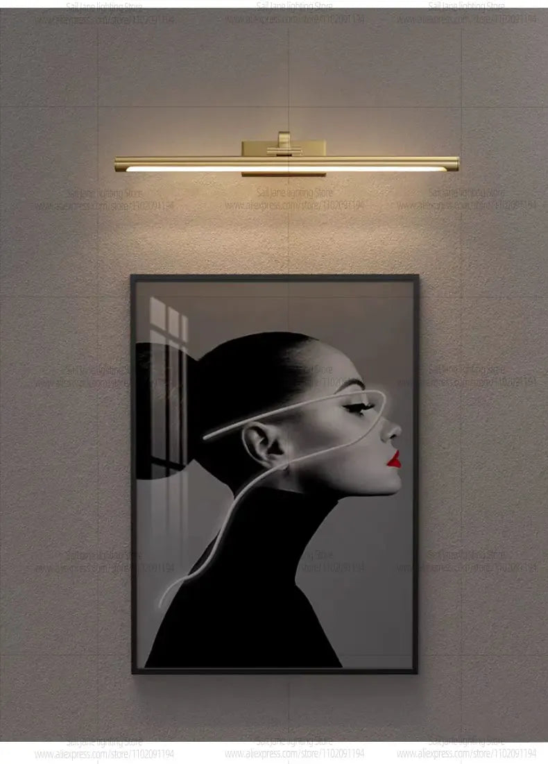 Modern LED Picture Light 180° Rotatable Wall Mounted Sconce For Painting Artwork Gallery Bathroom Mirror Vanity Lighting Fixture