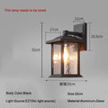Outdoor Retro Waterproof Wall Lamps for Villa Corridor Garden Aluminum Exterior Wall Garden Walkway Decor Lighting