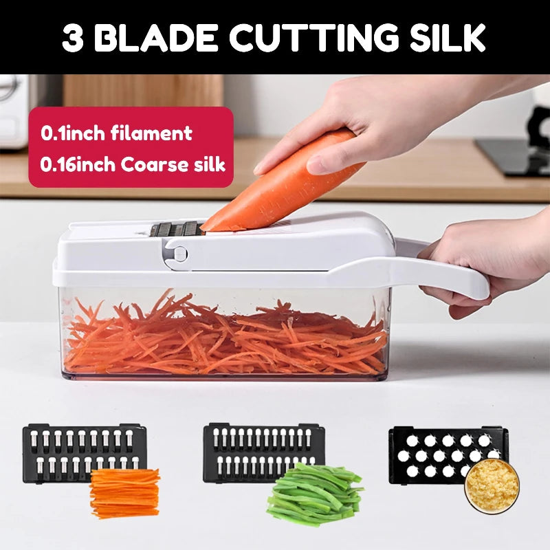 Kitchen Vegetable Chopper Dicing Fruit Cutter Grater Chopping Onion Dicing Tool Garlic Press Cooking Cutting Kitchen Gadgets