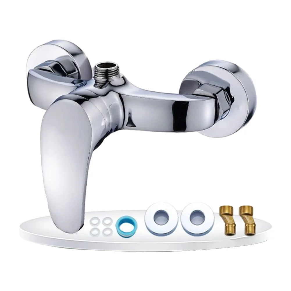 Shower Mixer Faucet Hot And Cold Water Mixing Valve For Shower Faucet G1/2 Wall Mount Copper Bathroom Fixture