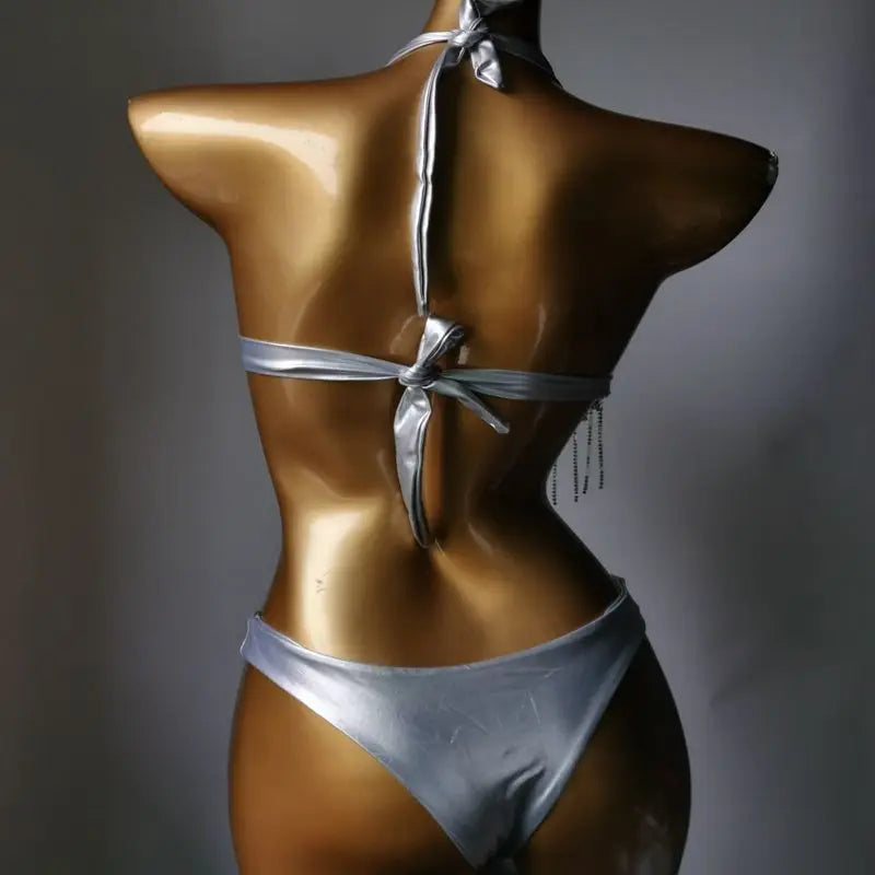 2023 newest crystal bikini swimwear fashion bar bikini blingbling swimwear bikini popular bathingsuit bikini
