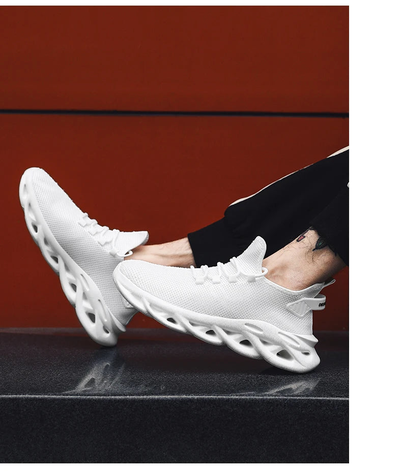 Men's Sports Sneakers Running Shoes Non-Slip Outdoor Casual Mesh Tennis Athletic Lightweight Breathable For Women Walking Shoe