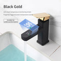 Touch LED Digital Faucet Temperature Display Basin Faucet Hot Cold Mixer Tap Ceramic Valve Core Kitchen Bathroom Accessories