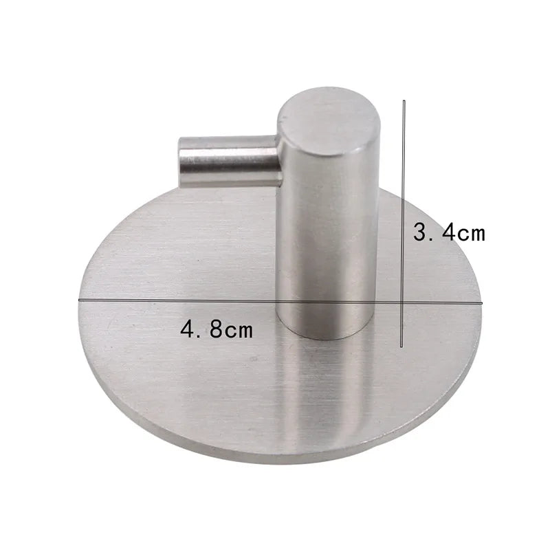 1Pcs Stainless Steel Silver Bathroom Hardware Set Towel Rack Toilet Paper Holder Towel Bar Hook Bathroom Accessories