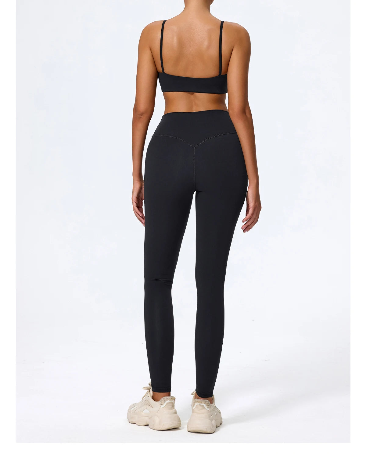 Ctenkevet Summer Women 2Pcs Sleeveless Sports Set Female Gym Two-piece Yoga Set High Waist Breathable legging Sportswear Women