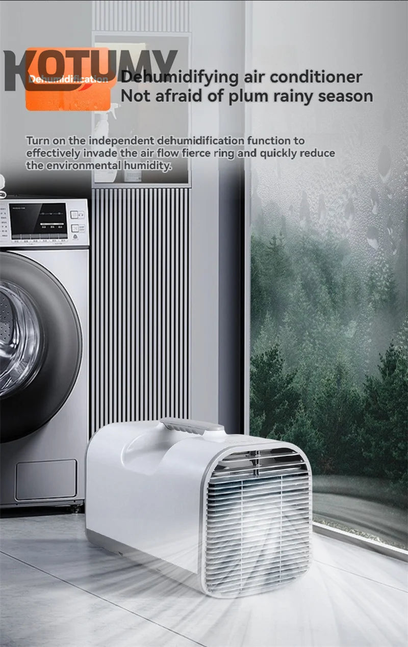 Portable Air Conditioners Outdoor Camping Air Cooler With Remote Control Audio Function Intelligent Hidden Panel 110v/220v/24v/1
