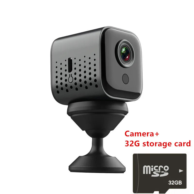 HD Mini Wireless WiFi Infrared Night Camera Home Indoor Wireless Remote Monitoring Camera Remote Network Portable Security Camer