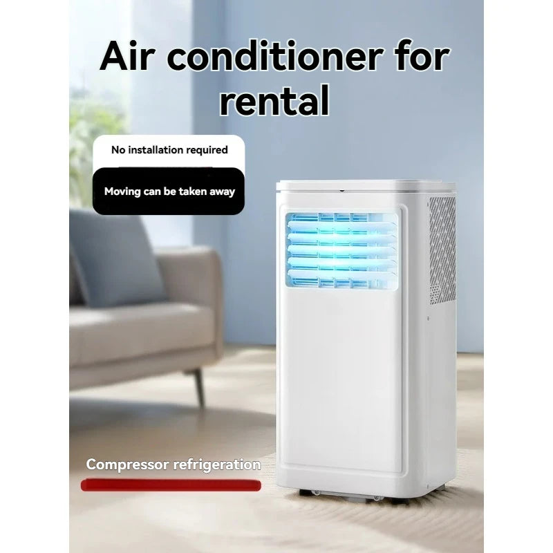 Portable Air Conditioner with Heating and Cooling, No Outdoor Unit, Easy Install for Rental Room, Dormitory, Kitchen, Office
