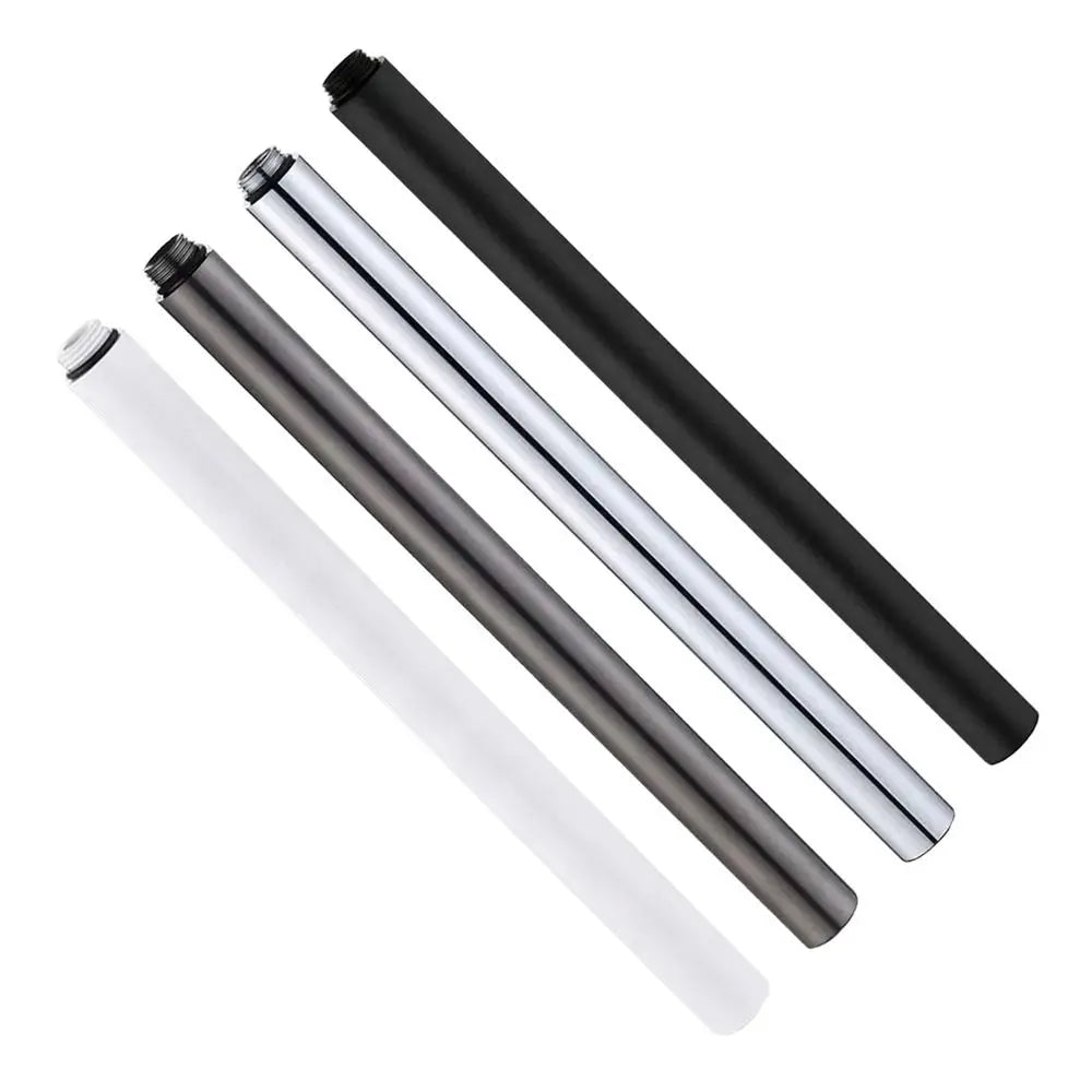New Stainless Steel Shower Extension Rod Round 30cm Extension Tube Shower Extender Shower Head Rod Bathroom Accessories