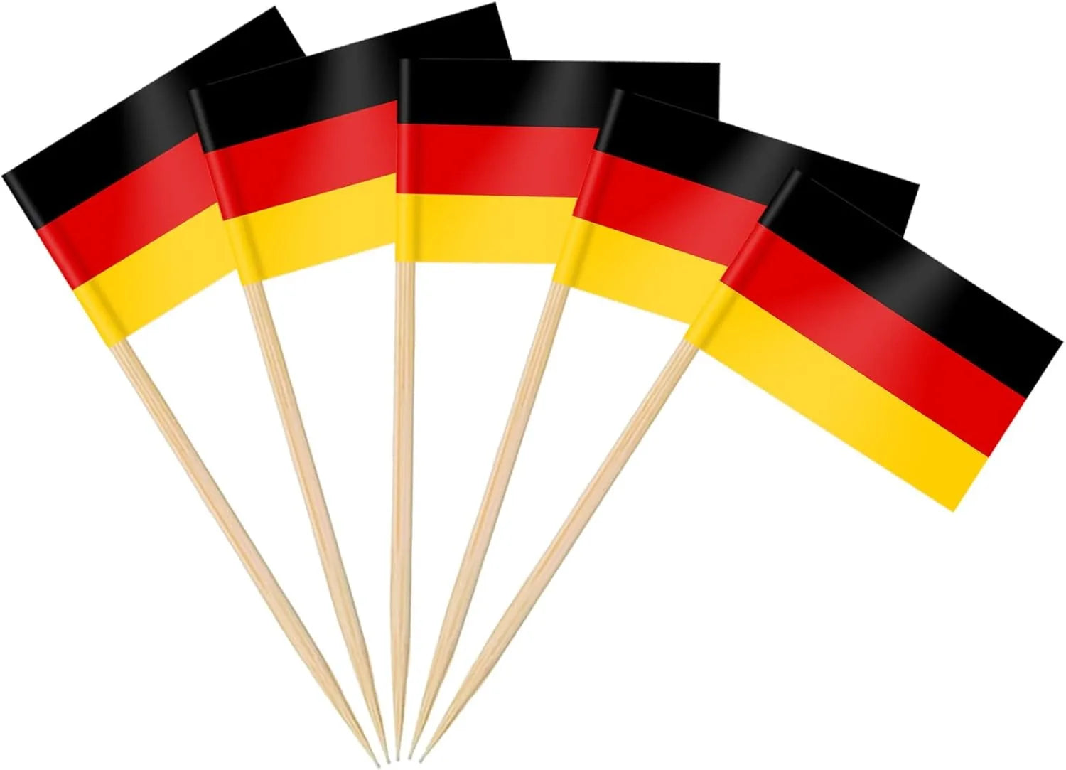 100 Pcs 10 Countries Toothpick Flags, Mini Flag Cupcake Toppers,Different Countries Flags Cocktail Picks for Party Decorations