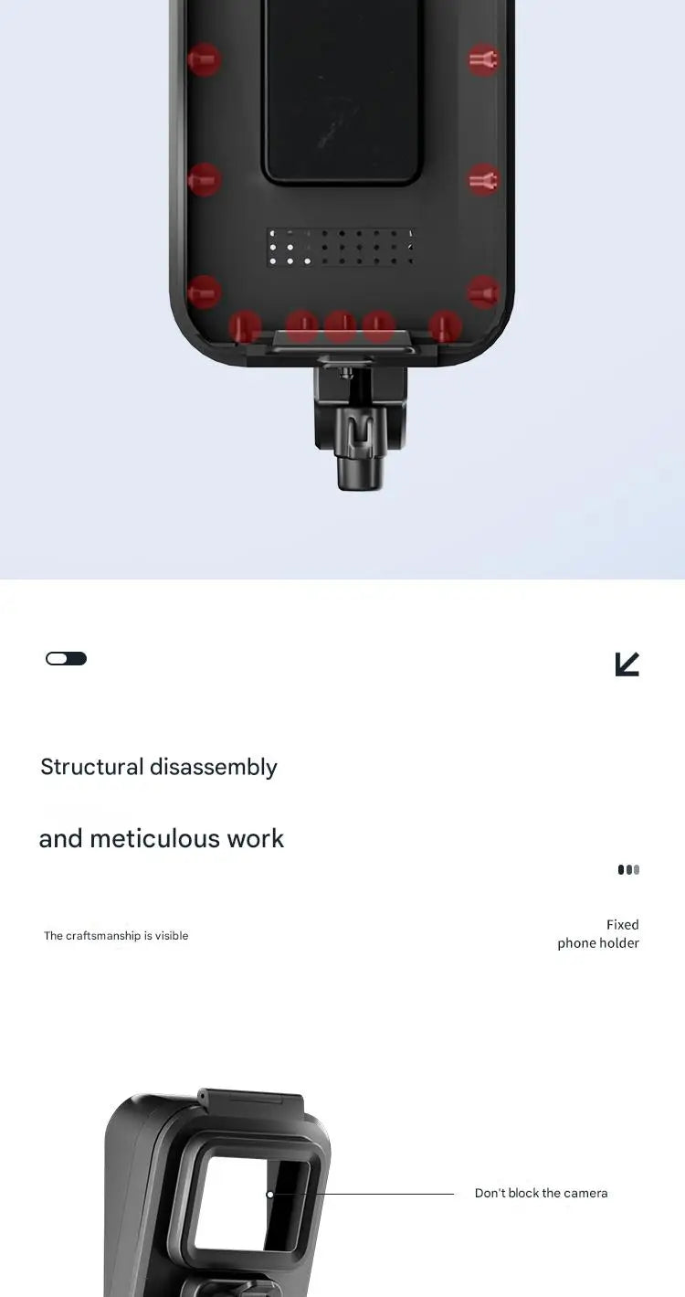 Three Proof Car Phone Holder Waterproof Dustproof Anti-Fall for Motorcycles Electric Bikes Bicycles - Secure Mounting