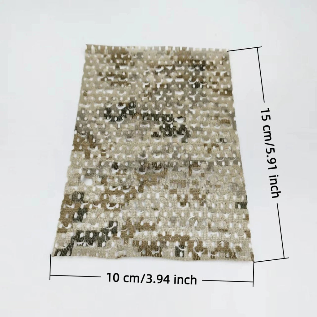 DIY Camouflage Mesh for Micro Military Scene Model Material Cover Mesh Size 10x15cm
