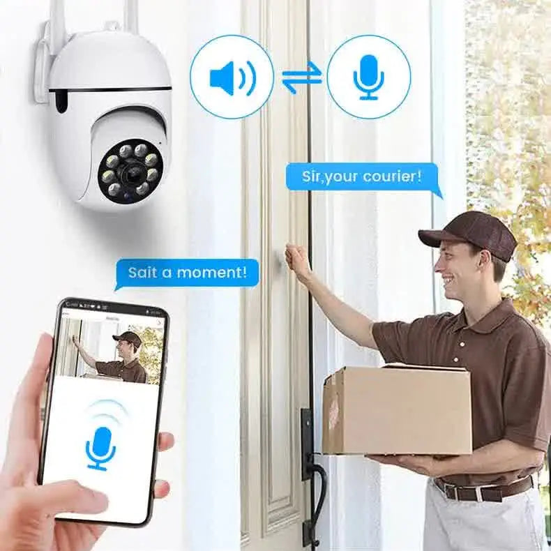 iCam365 APP IP Camera Smart Outdoor Home Security WIFI CCTV Surveillance with Color Night Vision Wireless HD 2-Way Audio 1080P