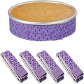 2/4Pcs Creative Cloth Bake Even Strip Anti-deformation Purple Cake Pan Strips Bake Strip Belt Kitchen Gadgets