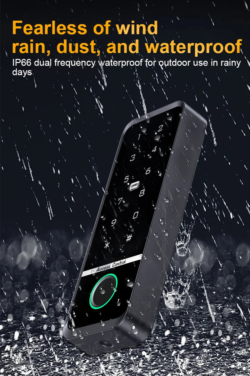 Tuya Smart Door Lock Fingerprint Access Control Home Security Electronic Gate Opener RFID Keypad Biometric Digit Magnetic Reader