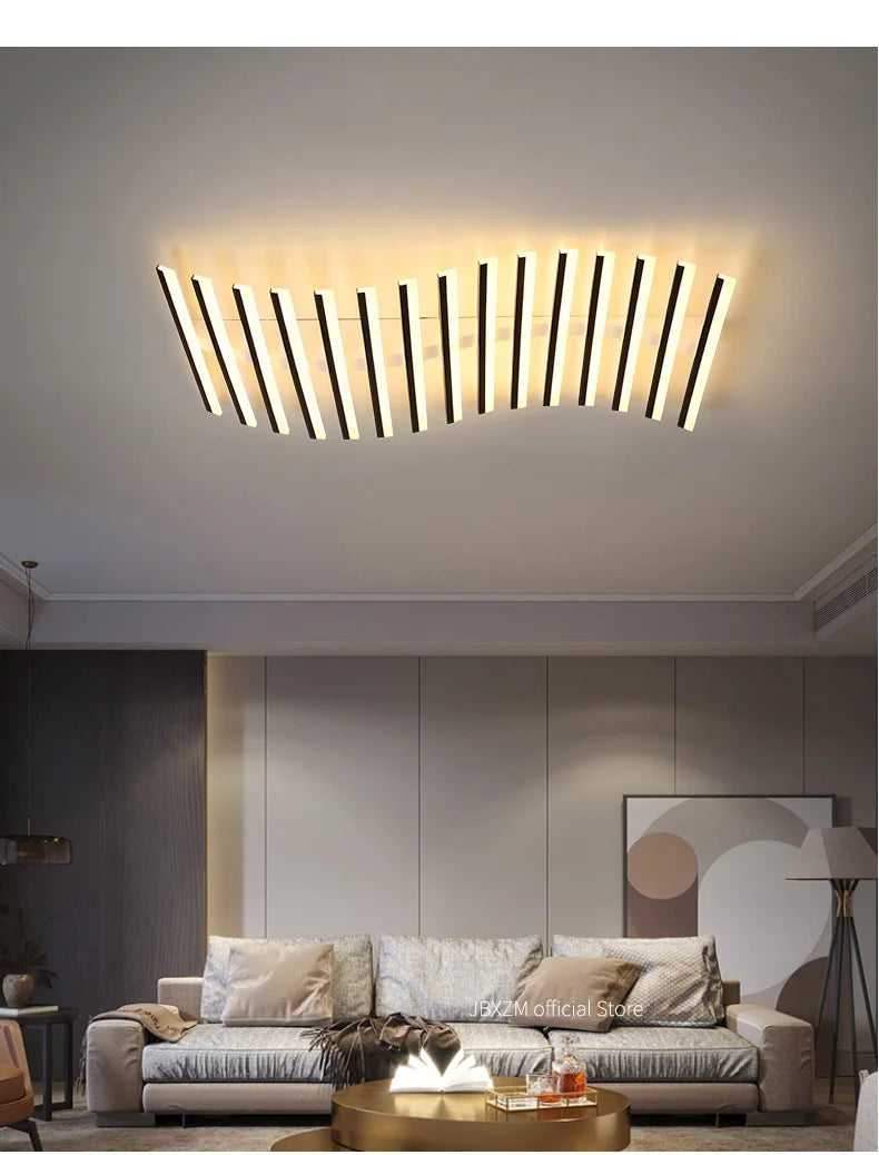 Modern Living Room Lamps Ceiling Light Interior Decoration for Home House LED Lamps for Bedrooms Linear Ceiling Light Home Lamp