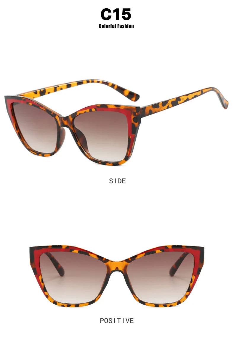 Fashion 2025 Trendy Big Cat Eye Optical Women's Glasses Designer Brand Men Computer Gaming Eye Protection Spectacle Lentes Оч