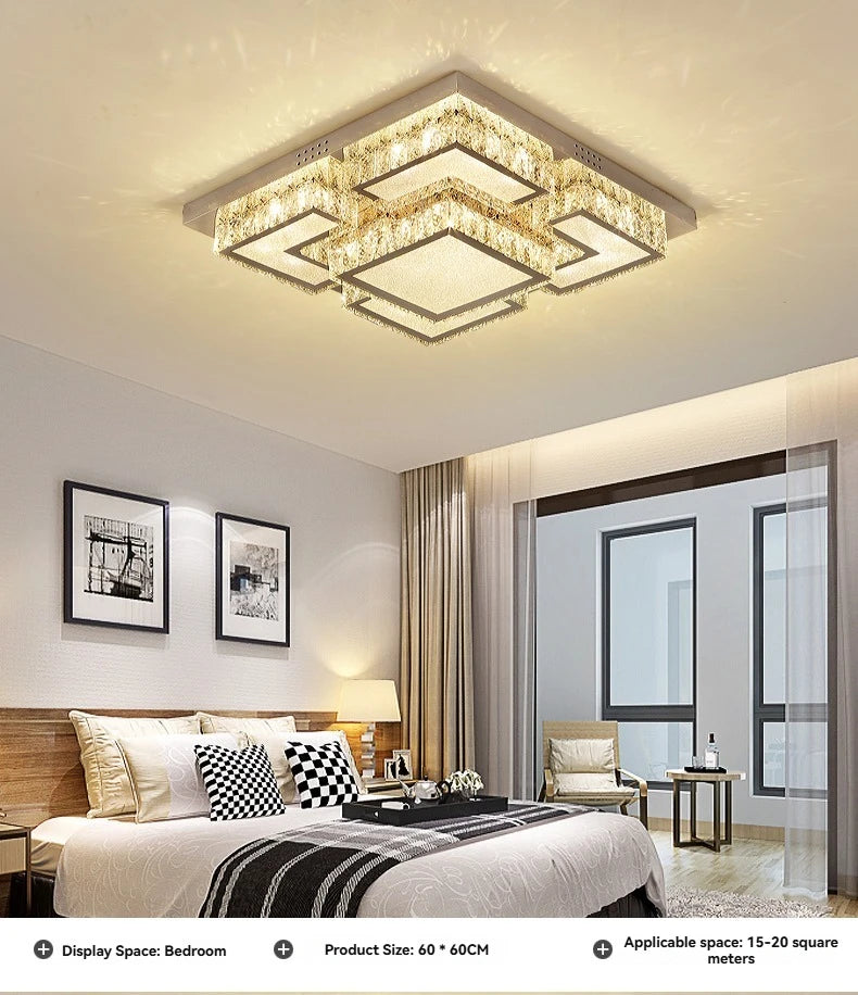 Modern Light Luxury Ceiling Led Crystal Ceiling Light Home Decoration Home Decoration Bedroom Dining Room Kitchen Lighting