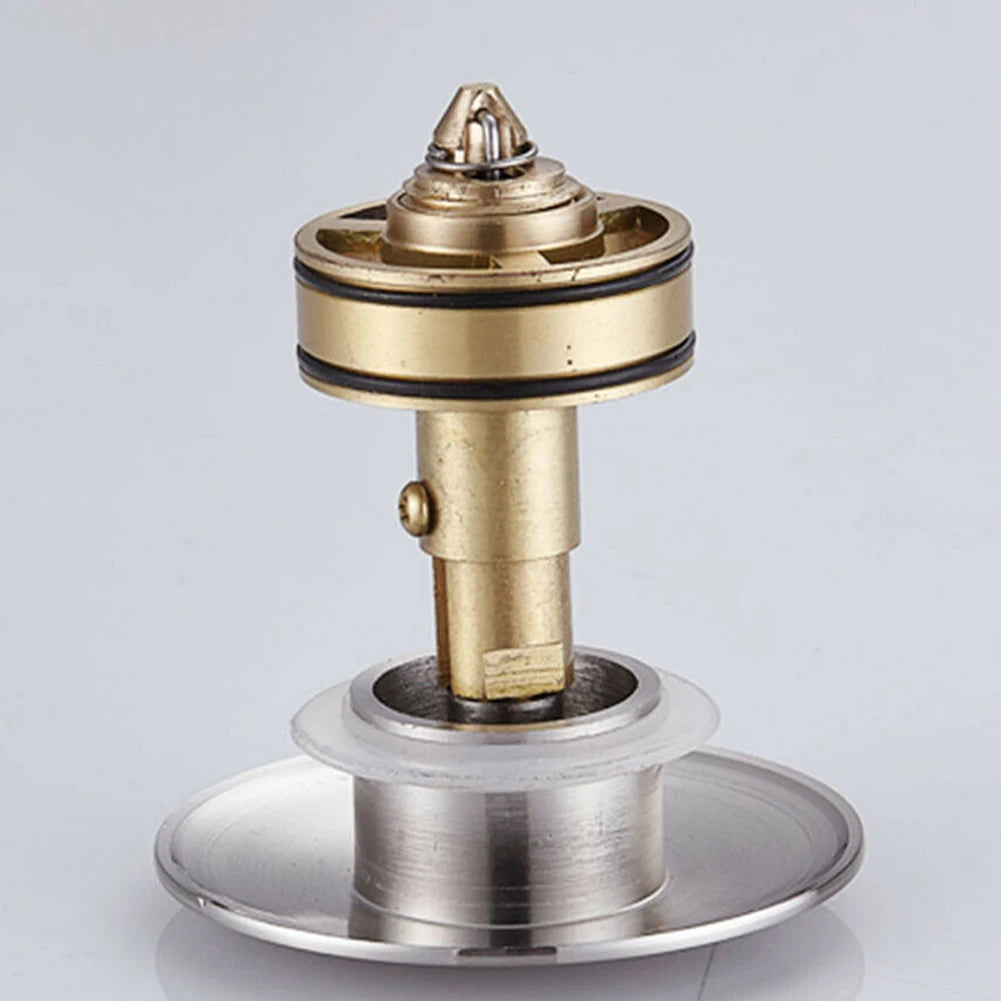 1/2pcs Replacement Basin Bath Waste Easy Pop Up Click Clack Plug Bolt Spring For Bathroon Bathtub Drain Stopper