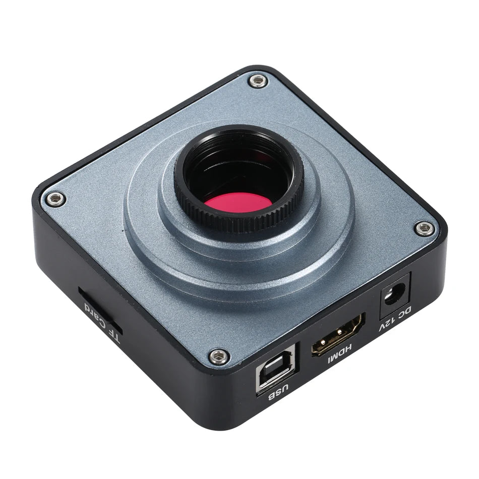 Full HD 48MP 4K 30FPS Industry Video Microscope Camera HDMI-compatible USB Simultaneous Output Magnifier Chip Phone Repair