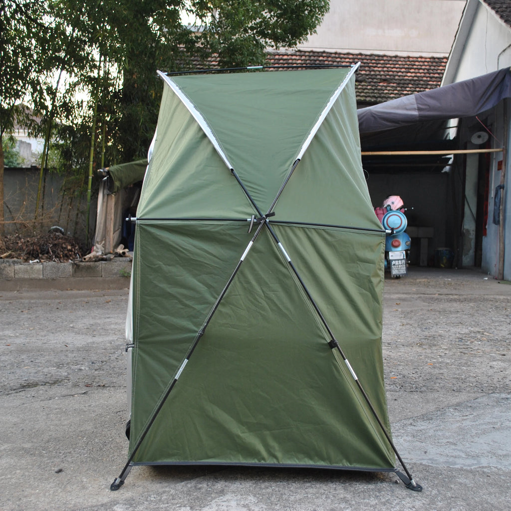 4-in-1 Camping Cot Tent, Backpacking 1 Person Camping Tent, Tent Cot Folding Off the Ground Tent,Fishing Tent,Excluding bed