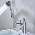Stainless Steel Multifunctional Shower Mixer Faucet - Deck Mounted Household Sink Tap with Hot and Cold Water for Washbasin