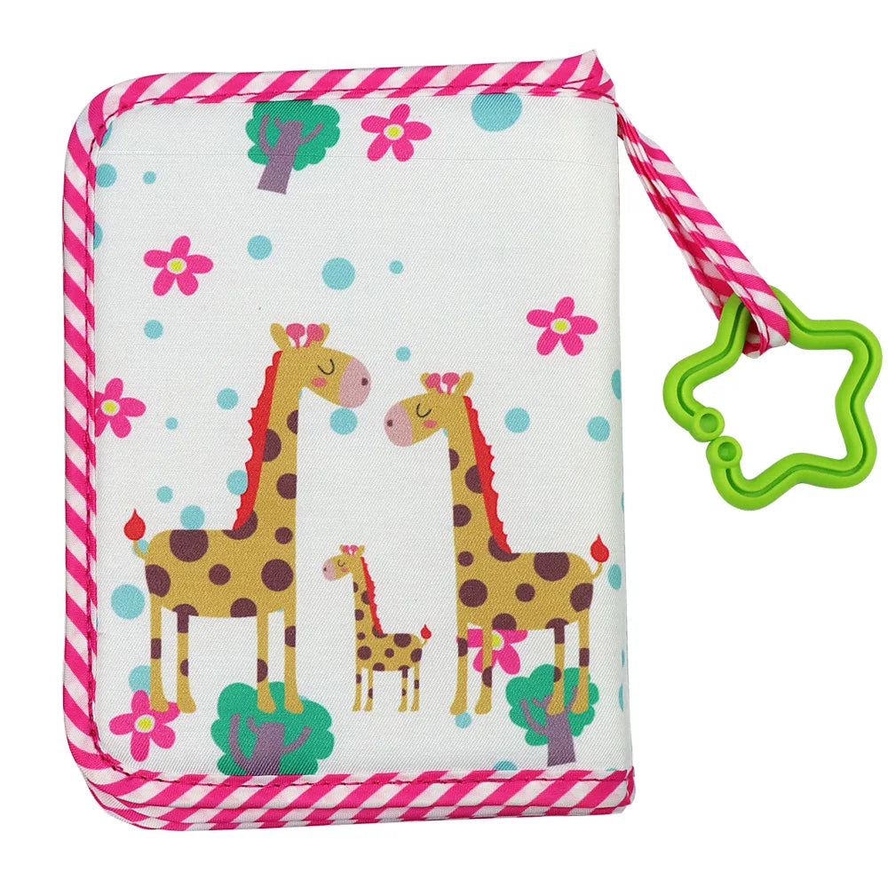 Baby Photo Album First Year Baby Photo Book Growth Babies Albums Shower Guest Diy Giraffe Photography Album with Family record