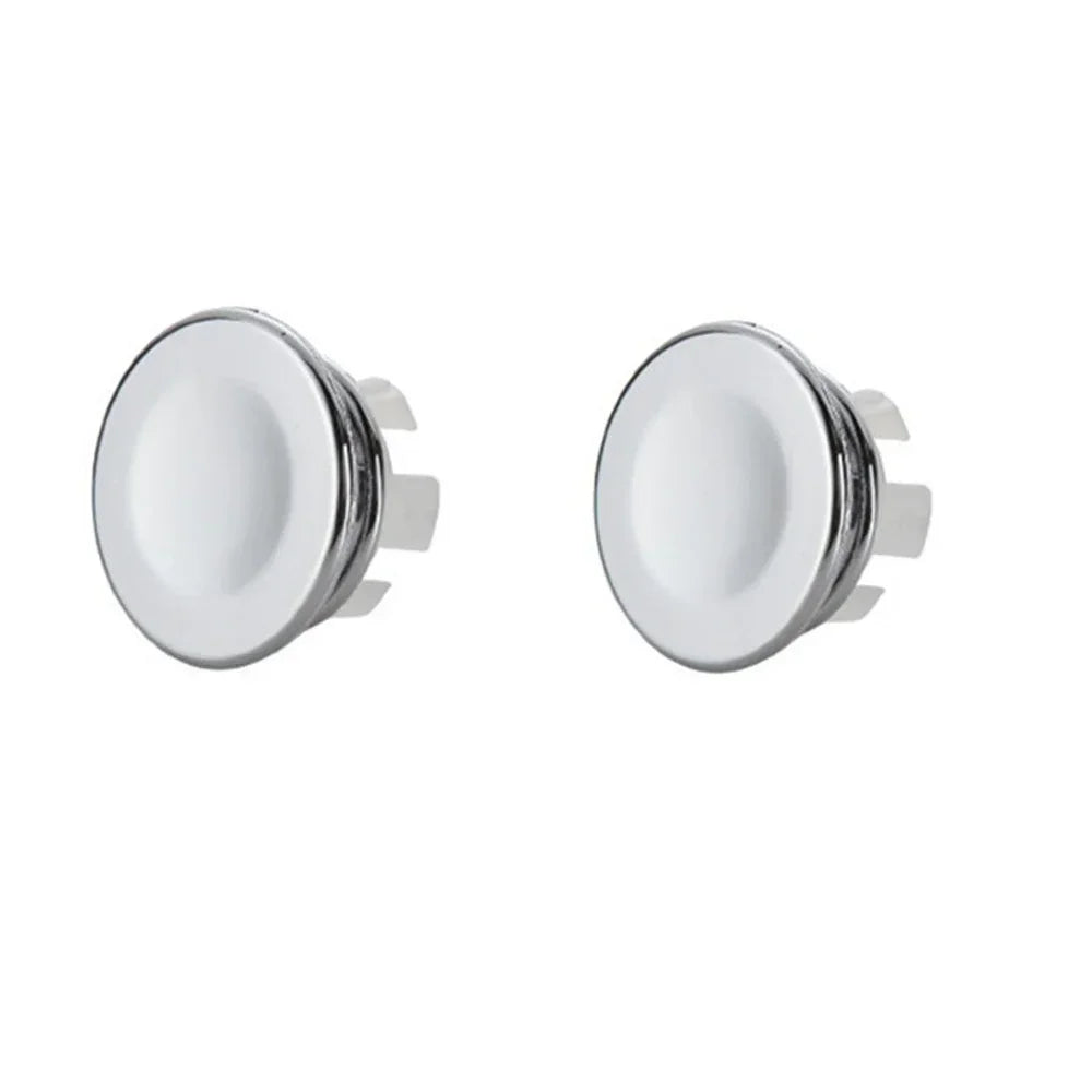 2pcs Bathroom Sink Hole Cover Basin Trim Cap Cover Electroplated Overflow Ring Bathtub Accessory 22-24mm  lavabo accessories