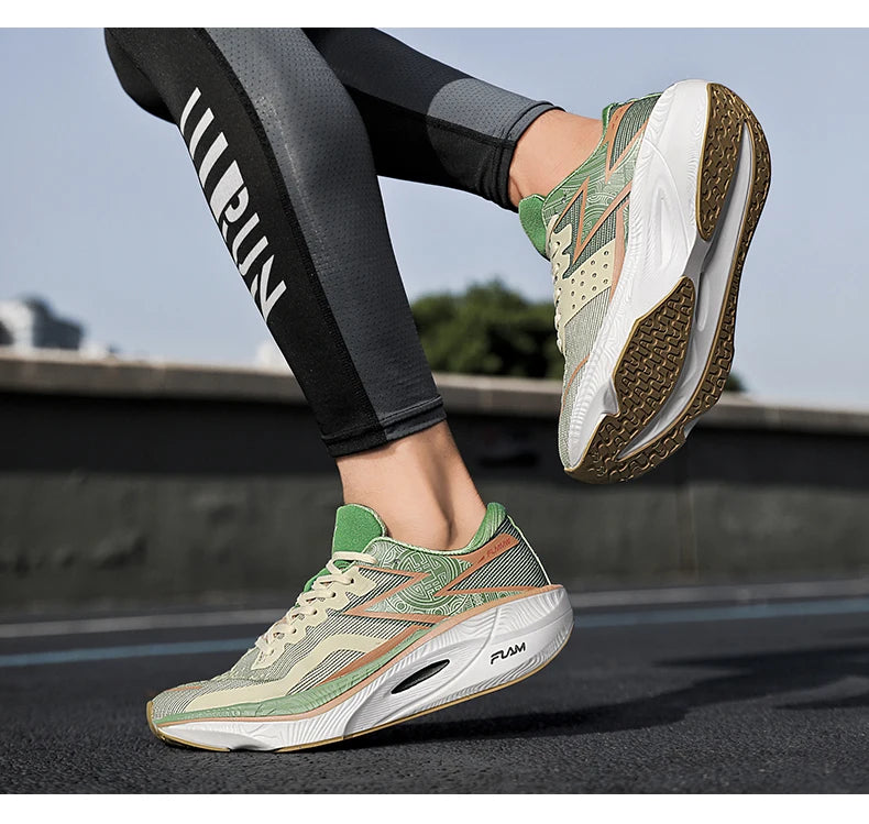 Running Shoes Carbon Board Speciality Marathon Men Sports Breathable Lightweight Women's Comfortable Athletic Nonskid Sneakers