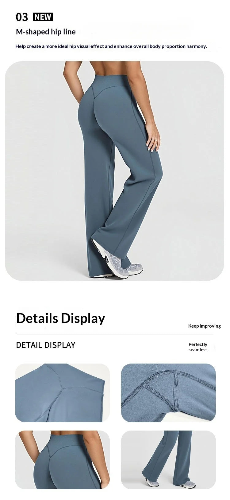 Straight-Leg Pants Ultra Soft Butter Fabric Women Mid-Waist Yoga Pants GYM Naked Feel Pilates Running Sport Trousers Yoga Pants