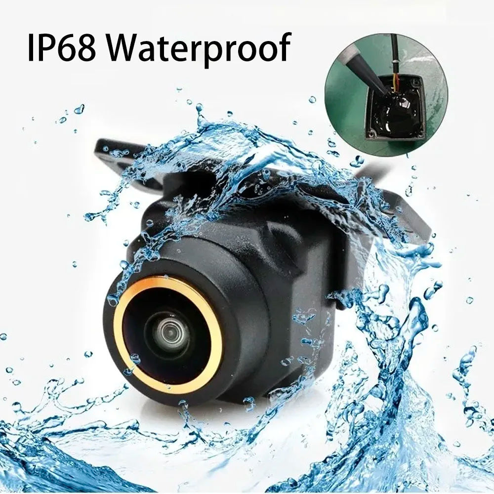 AHD 1080P Fisheye CCD Waterproof Wide View Angle Rear/Front View Back up Camera for HD Night Vision for Car Parking Assist