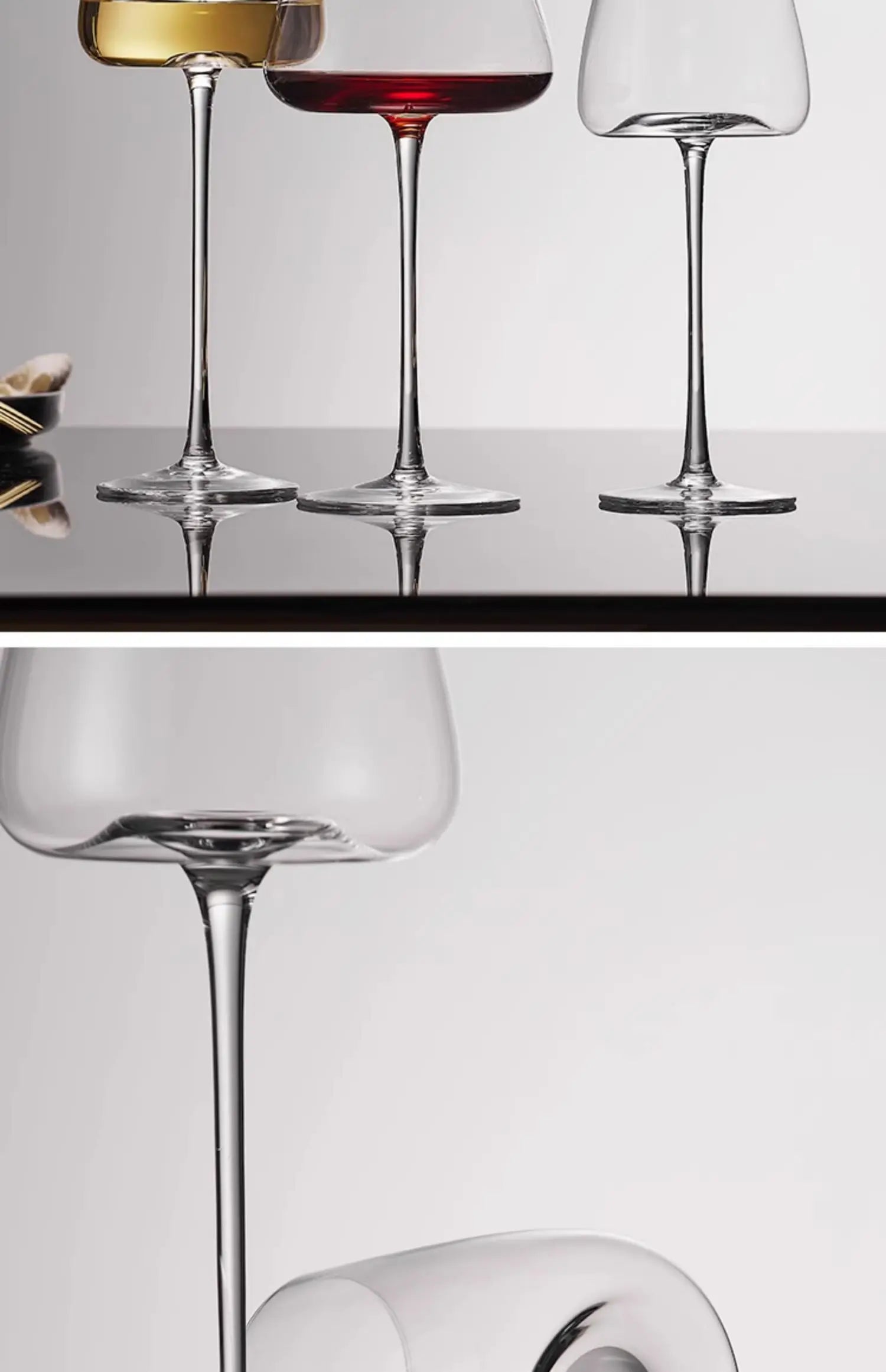 720ml Large European Wine Glasses Burgundy Clear Red Wine Glasses High Value Crystal Glass Grape Champagne Glasses High Capacity