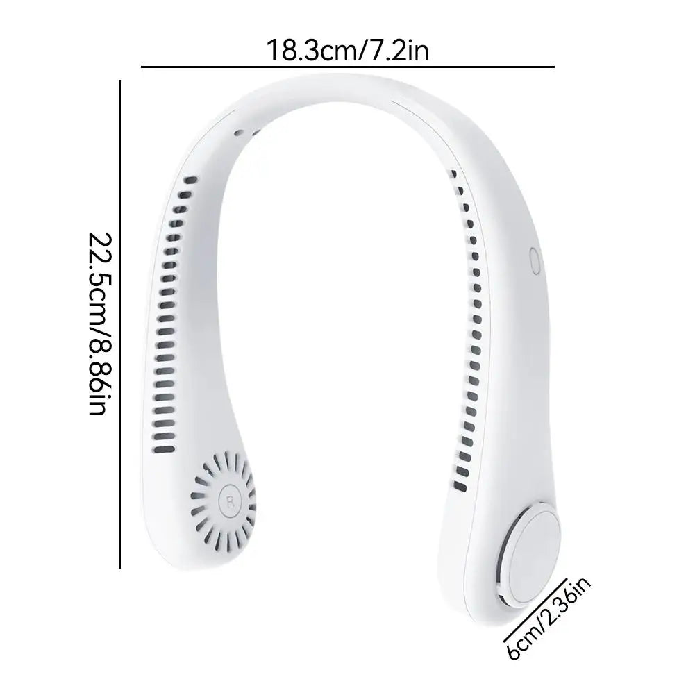 Hanging Neck Fan For Outdoor Portable Cooling Lazy Person Mini Hanging Neck Small Fan Bladeless Small Fan