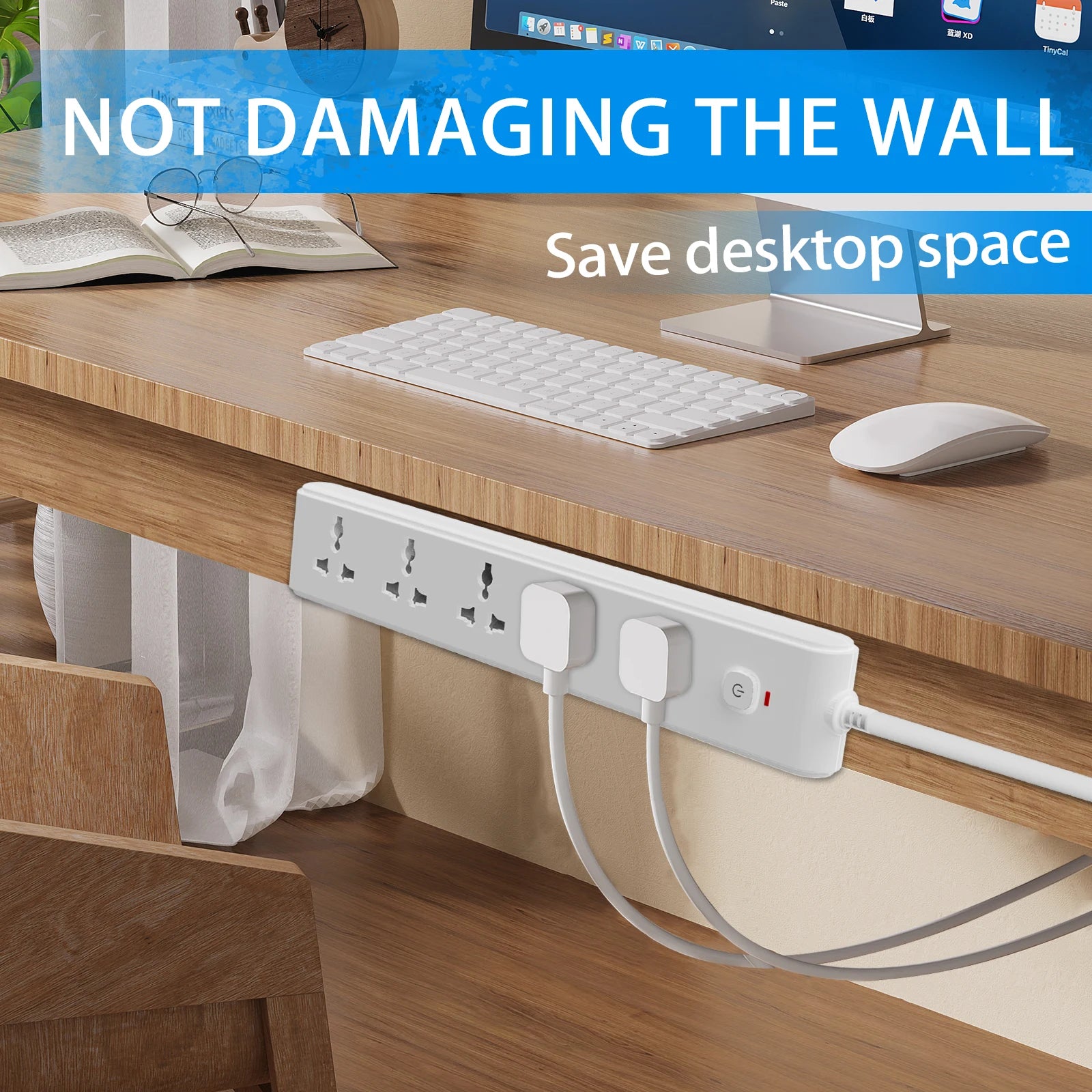 1pc white AU Wall mounted power socket extension with USB PD 20W fast charging Safety door design Suitable for home office use