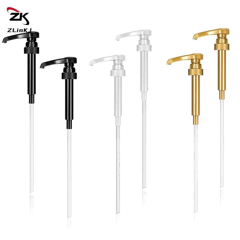 1/6PCS Coffee Milk Tea Dispenser Syrup Pump Liquid Dispenser For Monin Syrup 10ml Juice Bottle Dispenser Pump Kitchen Tools