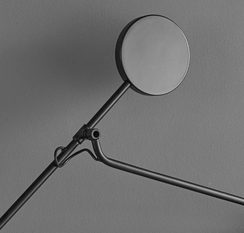 Modern Picture Wall Light Italian Invisible LED Wall Reading Light For Bed Bedroom Living Room Office Black Long Arm Wall Lamp