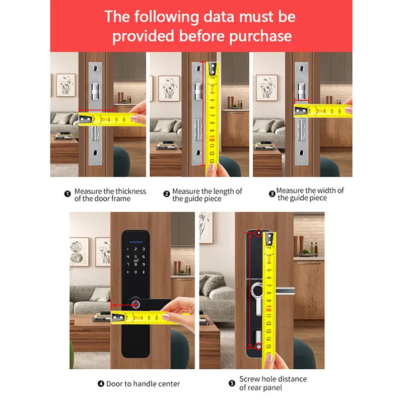 3D Real-time Intercom Face Recognition Digital Door Lock With Camera FIngerprint Password Unlock Keyless Electronic Door Lock