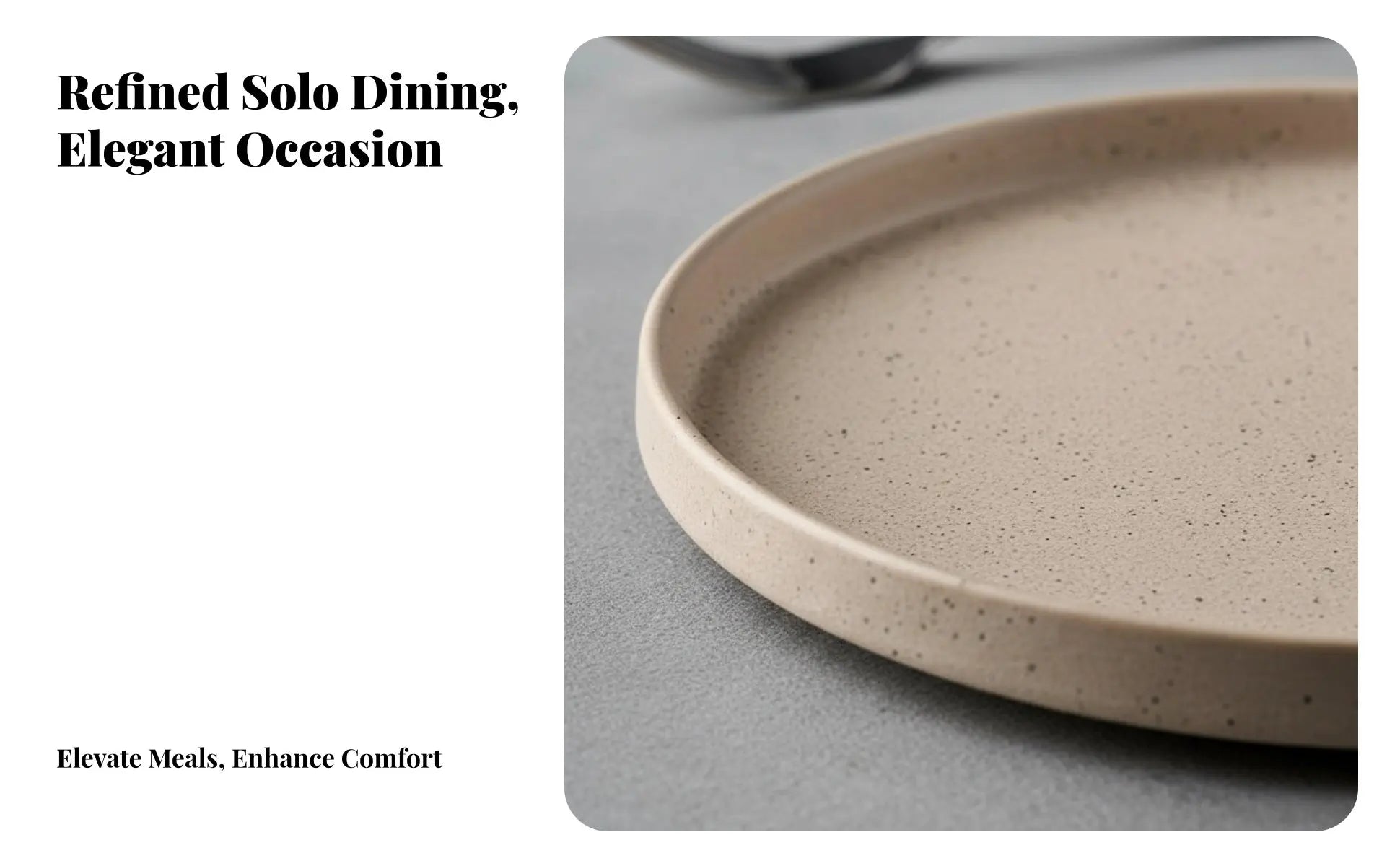 Ceramic Dinnerware Set, Single-Person Tableware, Matte Gray Bowl Plate Mug Spoon, High-End Hotel, Creative Ins Design