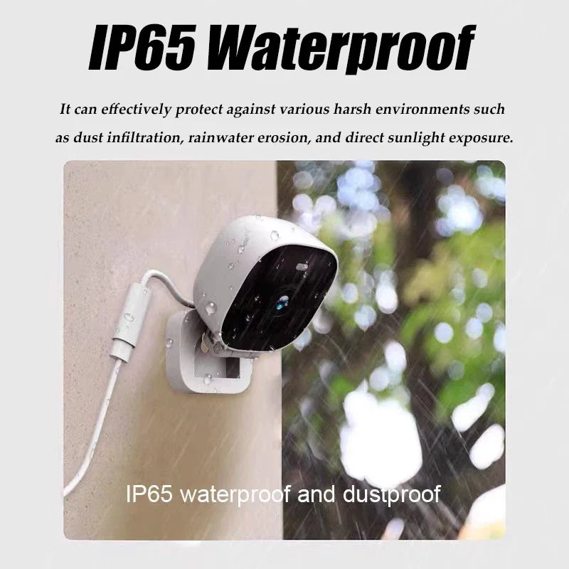 4K Mini Security Camera IP65 Waterproof Full Color Night Vision Motion Detect Surveillance Wifi Monitor with 2 Way Audio 2026