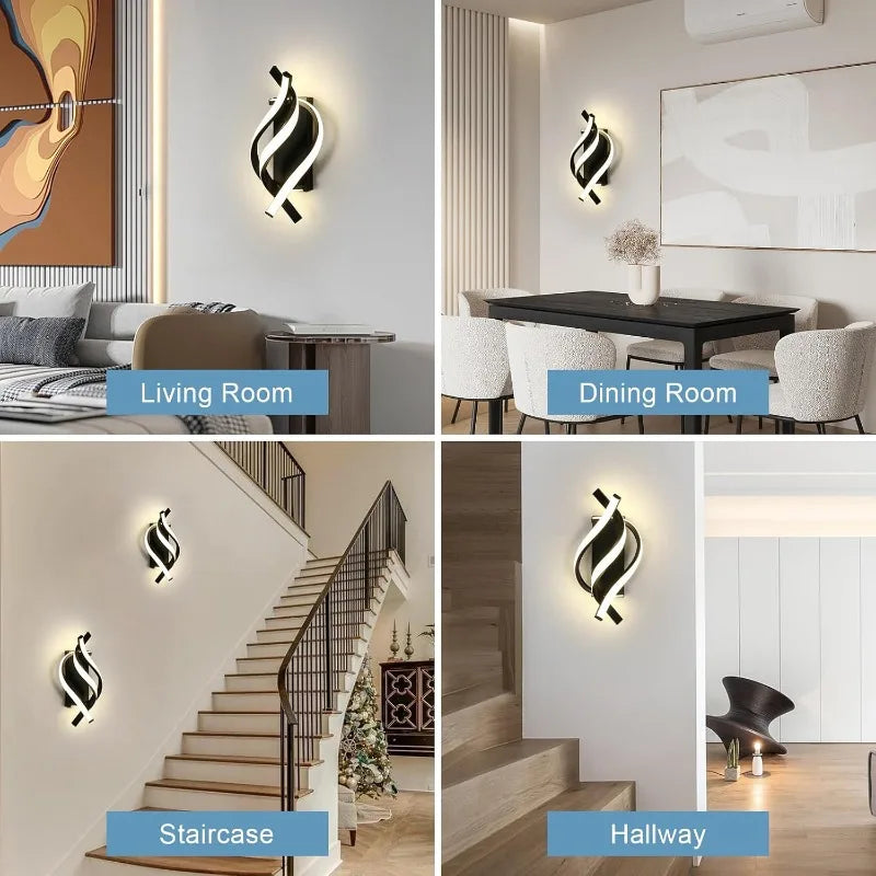 Modern LED Wall Light Interior Lighting Fixture For Bedroom Living Room Hallway Staircase Home Decor Led Lustre Wall Sconces