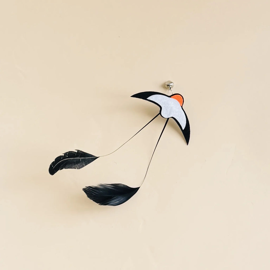 Cat Toys Interactive Funny Simulation Bird Feather with Bell Cat Stick Toy for Kitten Playing Teaser Wand Toy Pet Cats Supplies