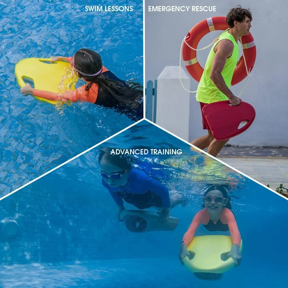 92.5Wh Lightweight Smart Electric Snorkelling Floatboard Swim Training Kickboard 3 Gear 60 Mins for Children Adults